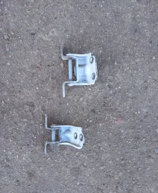 Rear door hinge set
