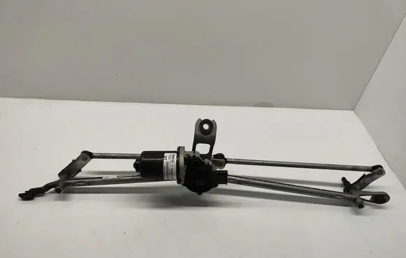 Front wiper linkage and motor
