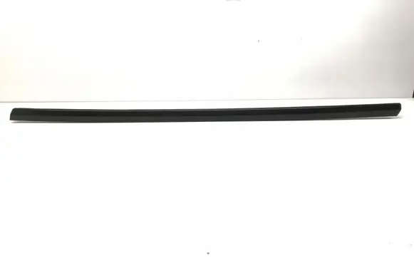 Front door glass trim molding