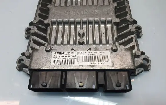 Peugeot 407 Engine control unit/module 5WS40167GT SW9656171180 HW9655041480