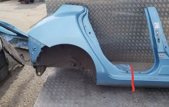 Rear quarter panel