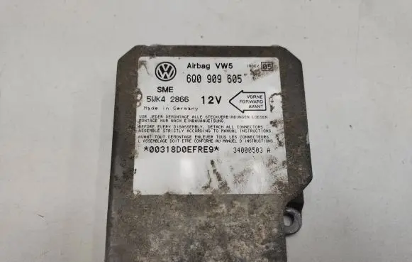 Volkswagen Sharan Airbag control unit/module 6Q0909605 34000503A 5WK42866