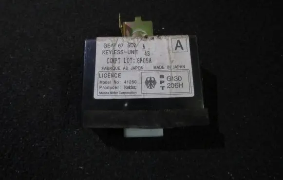 Mazda 626 Immobilizer control unit/module ge4t675d2a 8f05a
