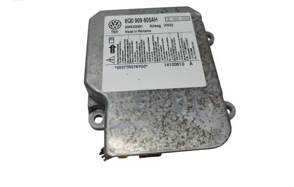 Volkswagen Caddy Airbag control unit/module 6Q0909605AH 14100610 5WK43351