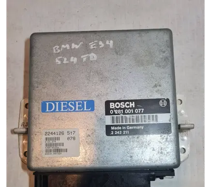 BMW 5 E34 Engine control unit/module 0281001077 2242211