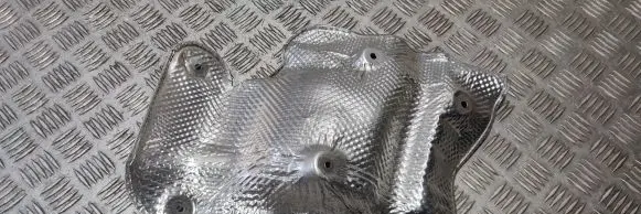 Heat shield in engine bay