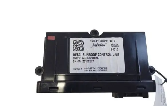 Tesla Model S Sunroof control unit/module 100751200C A0753G03A
