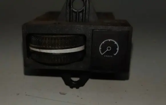 Panel lighting control switch