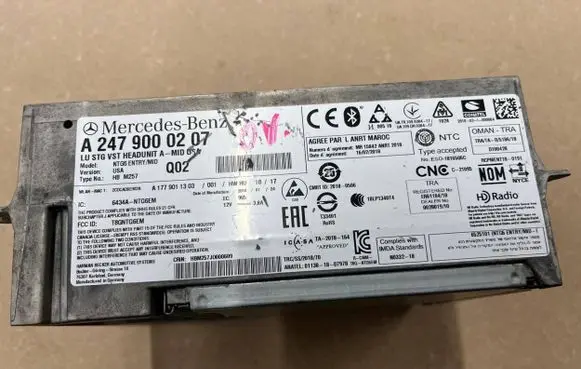 Mercedes-Benz B W247 Radio/GPS head unit trim A2479000207