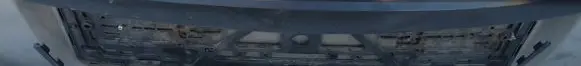 Trunk door license plate light bar