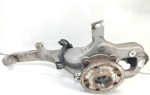 Front wheel hub spindle knuckle