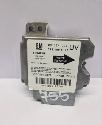 Opel Zafira A Airbag control unit/module 09174005