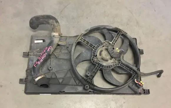Peugeot Bipper Radiator cooling fan shroud 51780665 51805806 P9106001