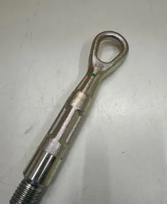 Towing hook eye