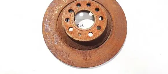 Audi A6 S6 C6 4F Rear brake disc neventiliuojamas