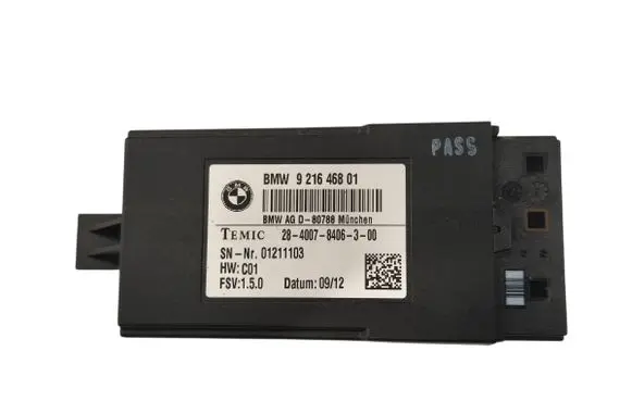 BMW 3 F30 F35 F31 Seat heating relay 9216468