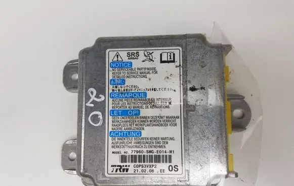 Honda Civic Airbag control unit/module 77960SMGE014M1 C0PS3VXP2