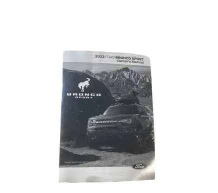 Ford Bronco User manual P1PJ19G219AA