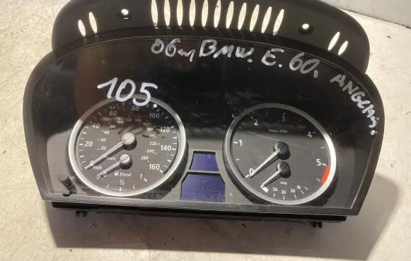 BMW 5 E60 E61 Speedometer (instrument cluster) 62119135254 21377130060 110080213