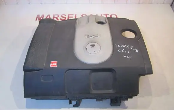 Volkswagen Touran I Engine cover (trim) 03C129607N 4608385916