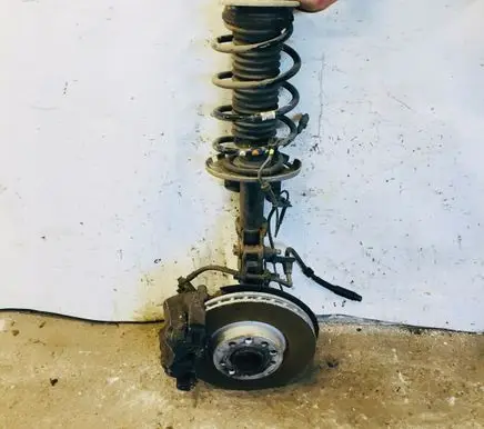 Citroen C4 II Picasso Front wheel hub spindle knuckle