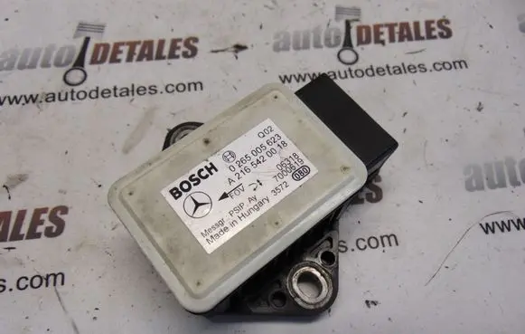 Mercedes-Benz E W211 ESP acceleration yaw rate sensor A2165420018 0265005623