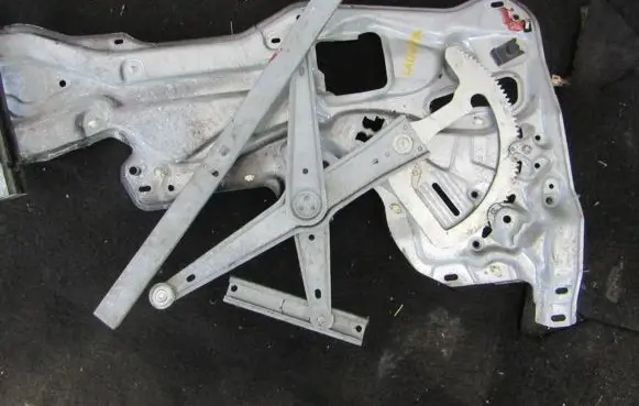 Renault Laguna I Sliding door window regulator with motor