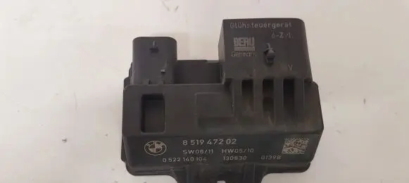BMW 5 F10 F11 Glow plug pre-heat relay 851947202 0522140104