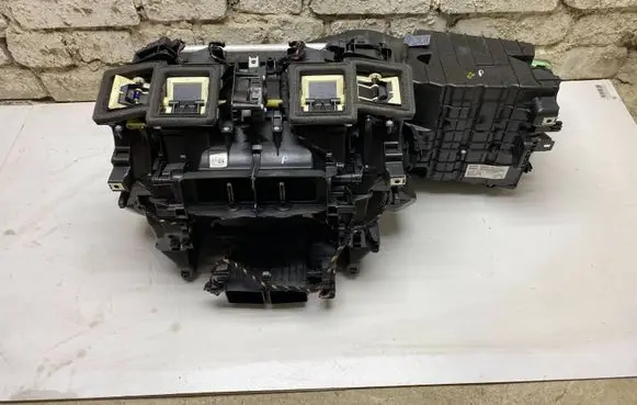 Interior heater climate box assembly