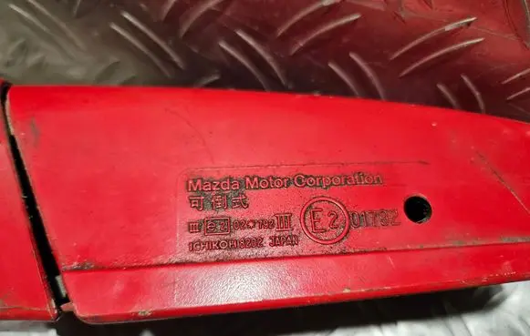 Manual wing mirror