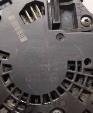 Volvo V40 Generator/alternator 31288879 0125711014