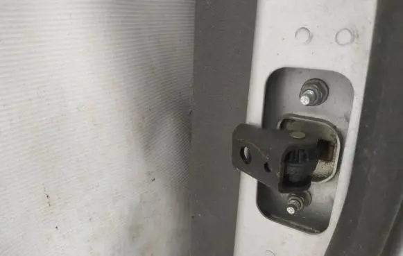 Rear door check strap stopper