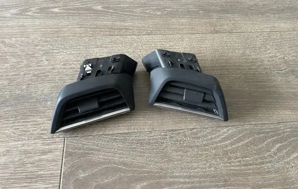Dashboard air vent grill cover trim