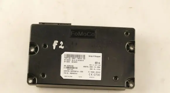 Ford Kuga II Bluetooth control unit module AM5T14D212AD