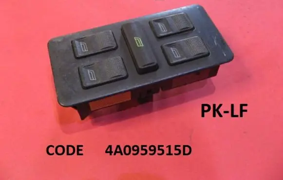 Audi A6 S6 C4 4A Electric window control switch 4A0959515D
