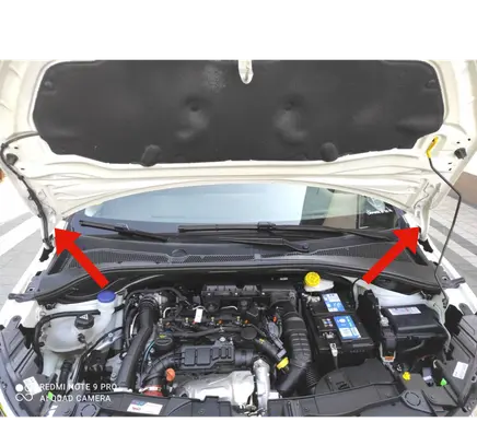 Citroen C3 Engine bonnet/hood hinges