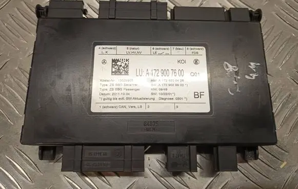 Mercedes-Benz CLS C218 X218 Seat control module A1729007600 A1728200426 A1729029900