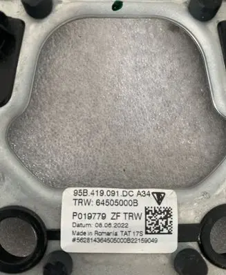 Porsche Macan (95B) Steering wheel trim 95B419091DC