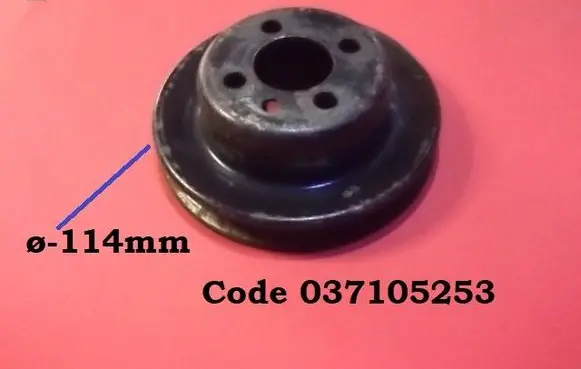 Ford Galaxy Crankshaft pulley 037105253