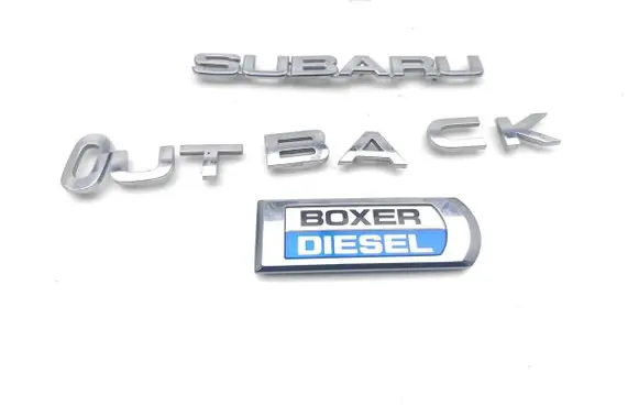Subaru Outback Fender model badge letters 