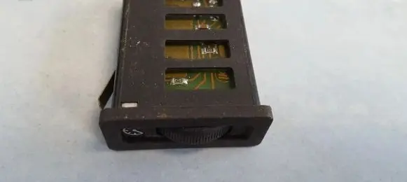Panel lighting control switch