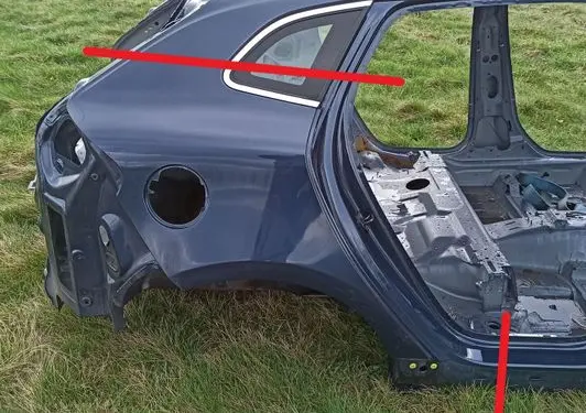 Rear quarter panel