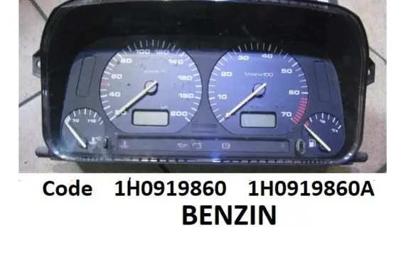 Volkswagen Golf III Speedometer (instrument cluster) 1H0919860 1H0919860A