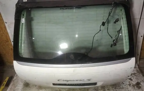 Porsche Cayenne (9PA) Tailgate/trunk/boot lid baltas