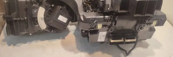 Interior heater climate box assembly