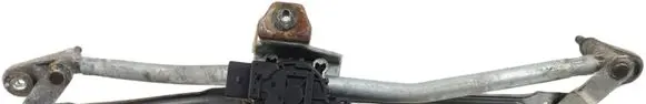 Front wiper linkage and motor