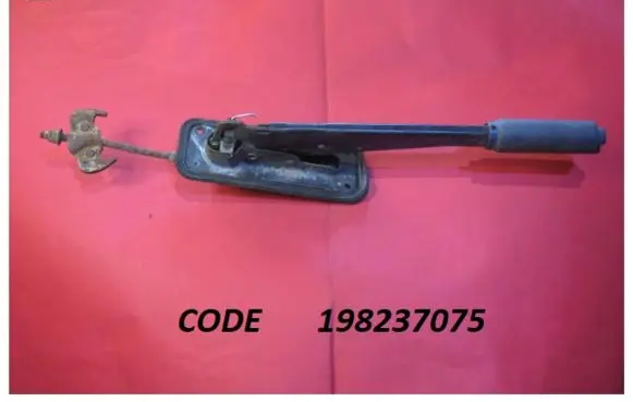 Renault Espace III Handbrake/parking brake lever assembly 198237075