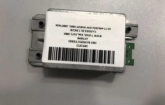 BMW 7 E65 E66 Airbag control unit/module 6970890