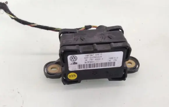 Audi A3 S3 8P ESP acceleration yaw rate sensor 1K0907655C