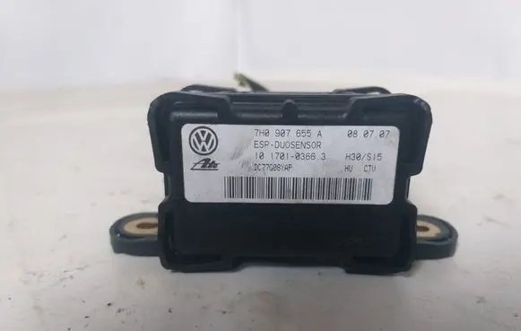 Audi A3 S3 8P ESP acceleration yaw rate sensor 7H0907655A